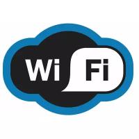 Знак на ПВХ-табличке REXANT "Зона Wi-Fi", 20х15 см