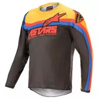 Джерси детская Alpinestars Youth Racer Venom Jersey, черный/оранжевый/красный