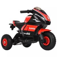 Детский электромотоцикл Pituso 6V 5188 Red/black надувные колеса Красно/черный