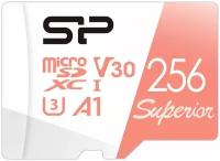 Флеш карта microSD 256GB Silicon Power Superior A1 microSDXC Class 10 UHS-I U3 100/80 Mb/s