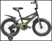 Детский велосипед TechTeam Bully 18" Fat Bike, черный