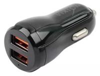 Автомобильное зарядное устройство для телефона VIXION U25 Quick Charger 3.0 (1-USB/2.1A;1-USB/3.1A) (черный)