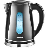 Чайник электрический Centek CT-0043, пластик, 2,0 л, 2200 Вт, подсветка, черный