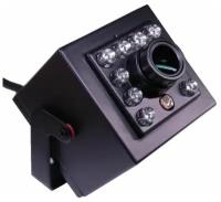 Внутренняя видеокамера кубик PV-M2040/2 (AHD/CVBS/TVI/CVI) 1Mpix, 1/4", 2,8мм, 0,1Лк, светодиодная ИК-подсветка до 10м