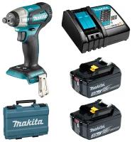 Гайковерт аккумуляторный 18В 180Нм - 1/2" Makita DTW181 Li-Ion 2x3Ач, з/у DTW181RFE