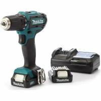 Акк. дрель-шуруповерт MAKITA 12В, 2х1.5Ач Li-ion 0-4501700обм,3014Нм, подсв Makita DF333DWYE (1шт) (DF333DWYE)