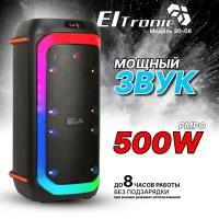 Колонка 06" (30-08 FIRE BOX 500) динамик 2шт/6.5" ELTRONIC с TWS