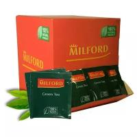 Чай зеленый Milford Green tea в пакетиках, классический, груша, 200 пак