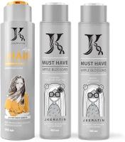 JKeratin/Набор кератина JHair 500 мл - для выпрямления жестких кудрявых волос, (500+2*480)