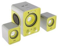 Компьютерные колонки 2.1 Smartbuy BUZZ SBA-2610, 2х1 Вт+3 Вт, MP3, FM, ПДУ, USB, сереб-желтые