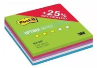 Упаковка блоков самоклеящихся 3M Лето Плюс 654-OPP, 7100091468, 76x76, 125 л, 5 цв, ассорти