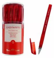 Ручка шариковая EasyWrite Red, узел 0.5 мм, красные чернила, матовый корпус Silk Touch