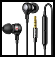 Наушники проводные UGREEN EP103 (30637) In-Ear Earphones with 3.5mm Plug . Цвет: черный