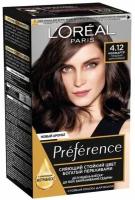 Краска для волос L'Oreal Paris Preference, оттенок: 4.12 Монмартр, коричневый глубокий, 174мл