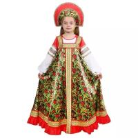 Русский народный костюм "Рябинушка" для девочки, размер 40, рост 152 см