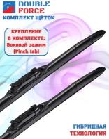 Щетки стеклоочистителя Double Force для Mercedes-Benz M-Класс II (W164) 2005 - 2011 (комплект 700/530 мм.Pinch Tab)