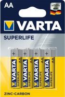 Батарейка (4шт) солевая VARTA R6 AA SuperLife 1.5В