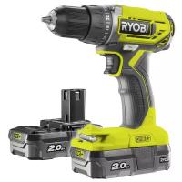 Ryobi Аккумуляторная дрель-шуруповерт R18DD2-220S 5133003821