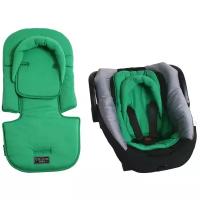 Комплект для автокресла Valco Baby Allsorts Head Hugger & Seat Pad lime