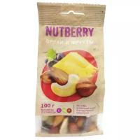 Смесь орехов, сухофруктов и цукатов NUTBERRY Орехи и фрукты 100 г