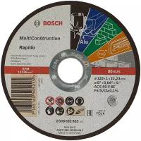 Bosch Rapido Multi Construction Отрезной круг, прямой