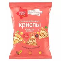 Криспы Happy Crisp цельнозерновые кукурузно-рисовые Итальянская пицца 50 г