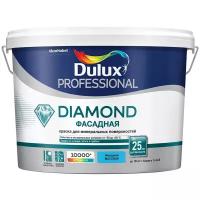 Краска акриловая Dulux Diamond Фасадная Гладкая матовая бесцветный 9 л 10.01 кг