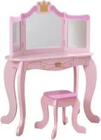 Туалетный столик KidKraft Принцесса (76123_KE), розовый