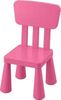 Детский стул икеа маммут (IKEA MAMMUT), 39х36х67 см, розовый 40382323