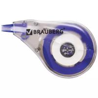 BRAUBERG Корректирующая лента, 4 мм х 8 м, белый/фиолетовый