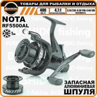 Катушка рыболовная BUSHIDO NOTA RF5500AL (Кол-во подшипников - 10+1BB); Байтраннер