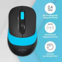 Мышь A4Tech Fstyler FG10 черный/синий (fg10 blue)