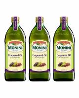 Масло Monini из Виноградных Косточек Grapeseed Oil 1 л. - 3 шт