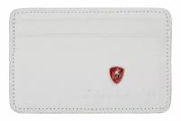 Кредитница TONINO LAMBORGHINI Sport Elegance White, натуральная кожа