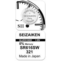 Батарейка SEIZAIKEN 321 (SR616SW) Silver Oxide 1.55V (1 шт)