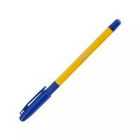 Ручка шариковая с грипом STAFF "Basic BP-14 Orange", синяя, узел 0,7 мм, линия письма 0,35 мм, 143747