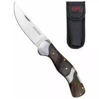 Складной нож Pirat S136 "Носорог", с чехлом, длинна клинка 9,0 см