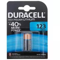 Батарейка DURACELL HIGH POWER LITHIUM CR123, 3 В BL1