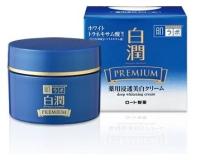 HADA LABO Отбеливающий питательный увлажняющий Shirojyun Premium крем для лица, банка 50 гр