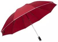 Зонт Zuodu Reverse Folding Umbrella с фонариком (купол 105 см) красный (Red)