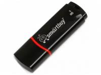 Флешка SmartBuy Crown USB 2.0 8 ГБ, 1 шт., черный