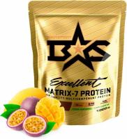 Многокомпонентный протеин Binasport "Excellent Matrix-7 PROTEIN" 1000 г со вкусом манго-маракуйи