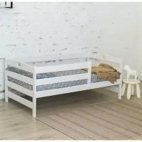 Кровать детская Эко белая, для детей от 2-х лет