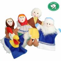 Мороз Иванович, набор мягких игрушек на руку "Тайга" для домашнего кукольного театра