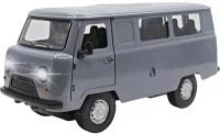 Коллекционная масштабная модель УАЗ-452 «Буханка» 1:24 (металл, свет, звук) серый