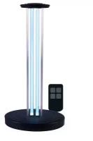 Бактерицидная ультрафиолетовая настольная лампа UL362 с пультом ДУ 36W, черный