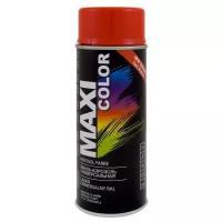 Эмаль MAXI COLOR универсальная, RAL 3020 красный, глянцевая, 400 мл, 1 шт