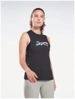 Майка H51874/reebok/(TEMUGraphicTank-Quirky)/black/2XS