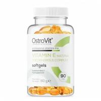Отдельные витамины OstroVit Vitamin E Natural Tocopherols Complex (90 капсул)