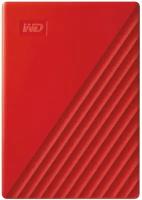 Внешний жёсткий диск 2Tb WD My Passport Red (WDBYVG0020BRD) (WDBYVG0020BRD-WESN)